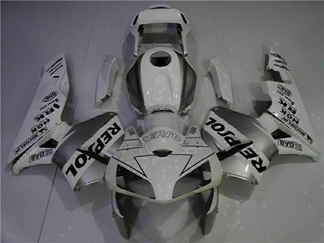 2003-2004 White Repsol Honda CBR600RR Fairings 2003-2004 White Repsol Honda CBR600RR Fairings