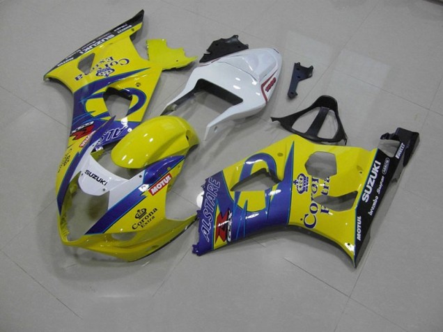 2003-2004 Yellow Corona Suzuki GSXR 1000 Fairings 2003-2004 Yellow Corona Suzuki GSXR 1000 Fairings