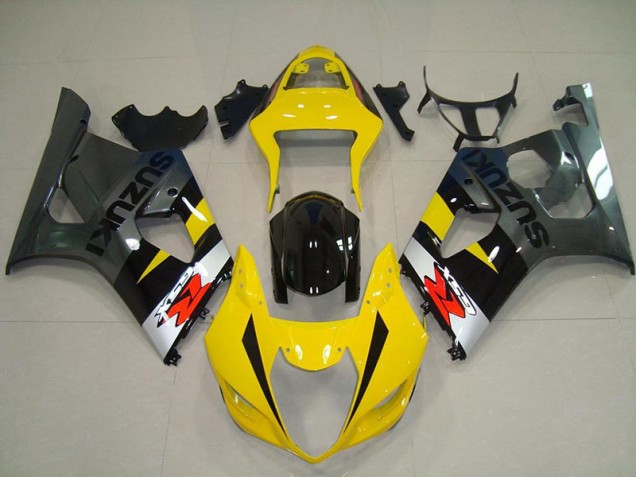 2003-2004 Yellow Grey Suzuki GSXR 1000 Fairings 2003-2004 Yellow Grey Suzuki GSXR 1000 Fairings
