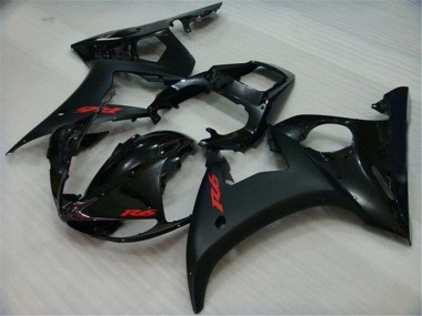 2003-2005 Black Yamaha YZF R6 Fairings & Bodywork