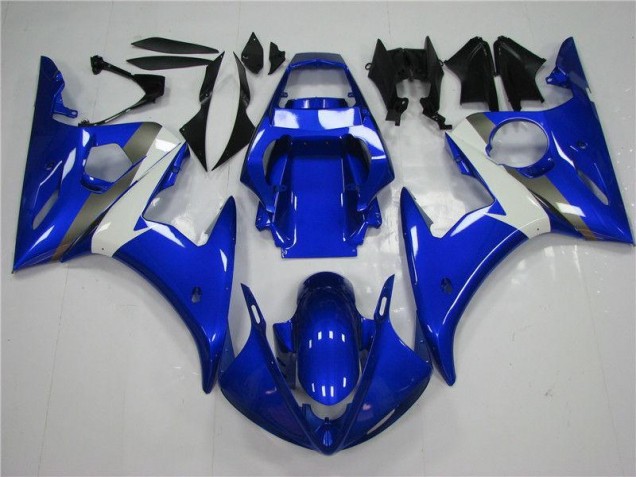 2003-2005 Blue White Yamaha YZF R6 Fairings & Bodywork 2003-2005 Blue White Yamaha YZF R6 Fairings & Bodywork