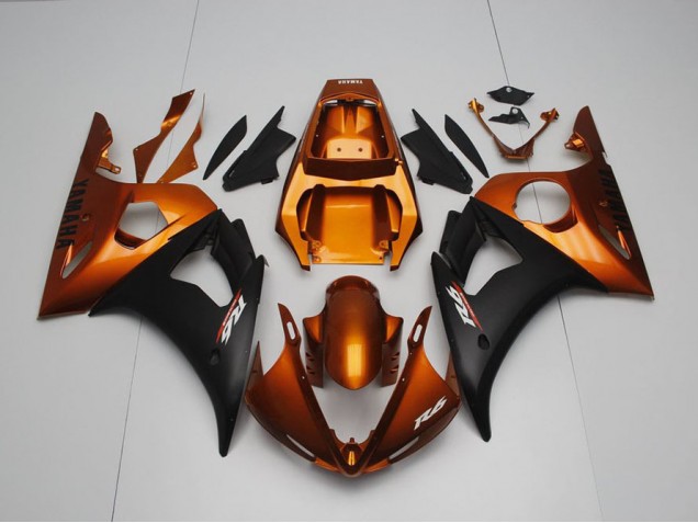 2003-2005 Brown and Matte Black Yamaha YZF R6 Fairings 2003-2005 Brown and Matte Black Yamaha YZF R6 Fairings