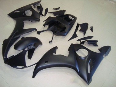 2003-2005 Matte Black Yamaha YZF R6 Fairings & Bodywork