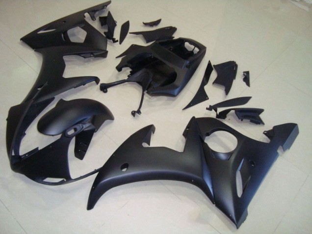 2003-2005 Matte Black Yamaha YZF R6 Fairings & Bodywork 2003-2005 Matte Black Yamaha YZF R6 Fairings & Bodywork
