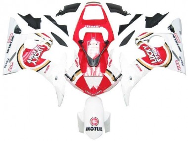 2003-2005 White Red Lucky Strike Yamaha YZF R6 Fairings