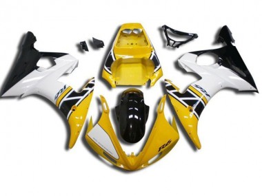 2003-2005 Yellow Yamaha YZF R6 Fairings