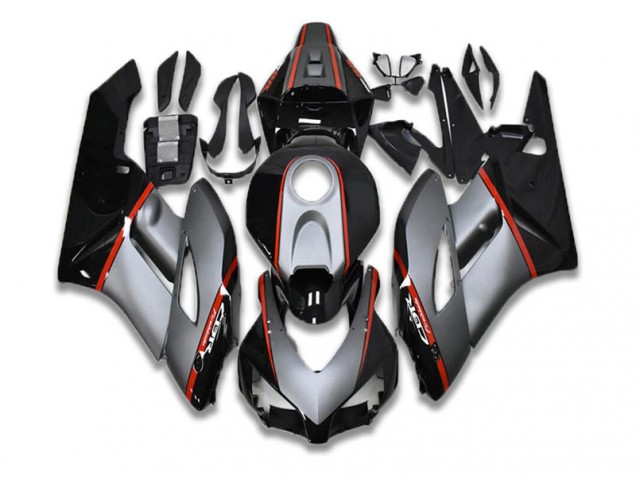 2004-2005 Black Grey Red Honda CBR1000RR Fairings 2004-2005 Black Grey Red Honda CBR1000RR Fairings