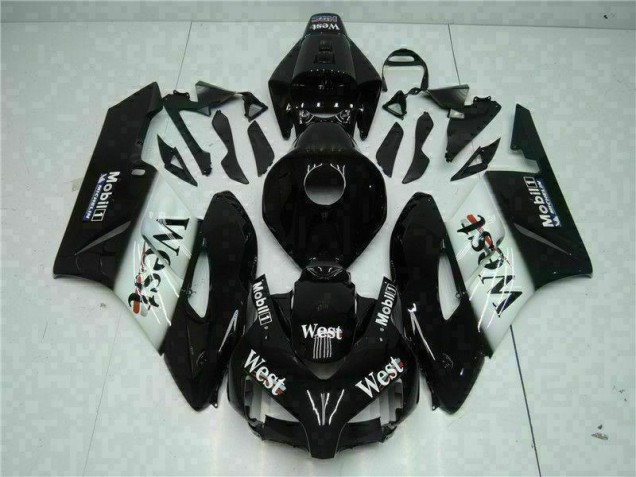 2004-2005 Black Honda CBR1000RR Fairings 2004-2005 Black Honda CBR1000RR Fairings