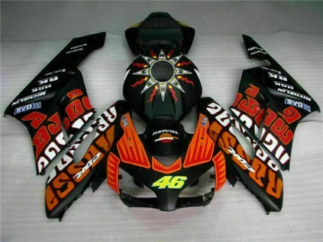 2004-2005 Black Orange Honda CBR1000RR Fairings 2004-2005 Black Orange Honda CBR1000RR Fairings