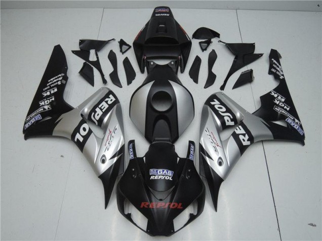 2004-2005 Black Silver Honda CBR1000RR Fairings 2004-2005 Black Silver Honda CBR1000RR Fairings