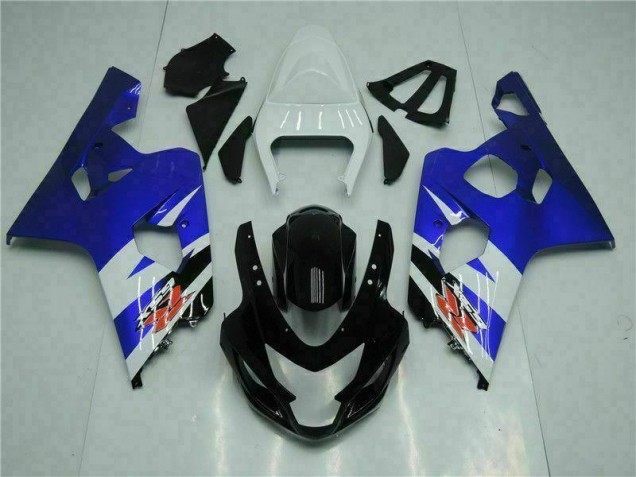 2004-2005 Blue Black Suzuki GSXR 600/750 Plastics Fairing Kits 2004-2005 Blue Black Suzuki GSXR 600/750 Plastics Fairing Kits