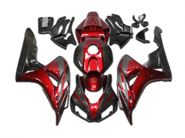 2004-2005 Candy Red Grey Black Honda CBR1000RR Fairings 2004-2005 Candy Red Grey Black Honda CBR1000RR Fairings