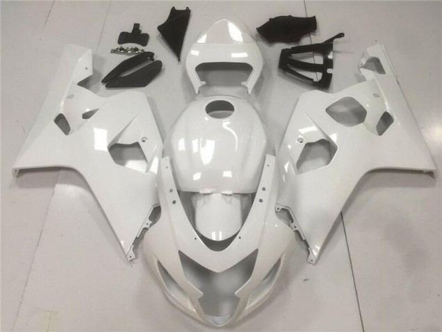 2004-2005 Glossy White Suzuki GSXR 600/750 Fairings 2004-2005 Glossy White Suzuki GSXR 600/750 Fairings