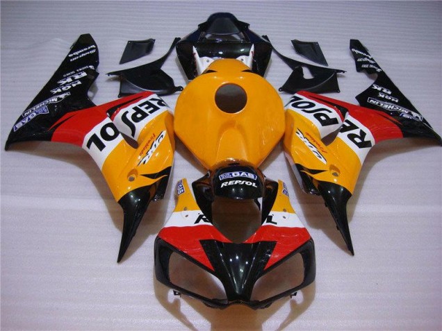 2004-2005 Orange Black Honda CBR1000RR Fairings 2004-2005 Orange Black Honda CBR1000RR Fairings