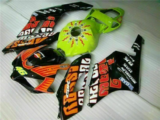 2004-2005 Orange Green Honda CBR1000RR Fairings 2004-2005 Orange Green Honda CBR1000RR Fairings