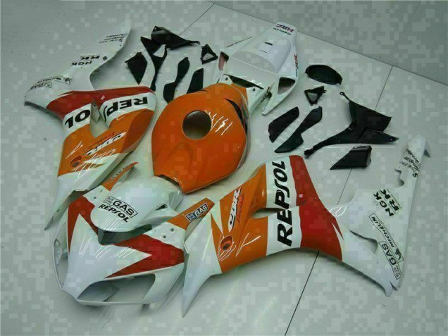 2004-2005 Orange White Honda CBR1000RR Fairings 2004-2005 Orange White Honda CBR1000RR Fairings