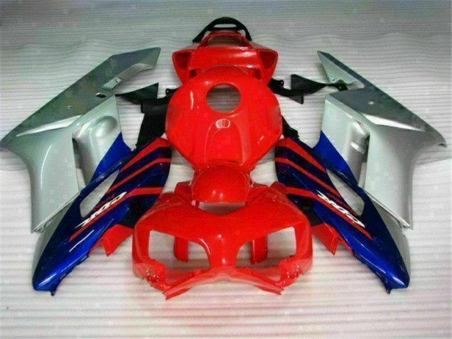 2004-2005 Red Silver Blue Honda CBR1000RR Fairings 2004-2005 Red Silver Blue Honda CBR1000RR Fairings