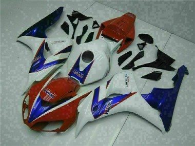 2004-2005 Red White Honda CBR1000RR Fairings