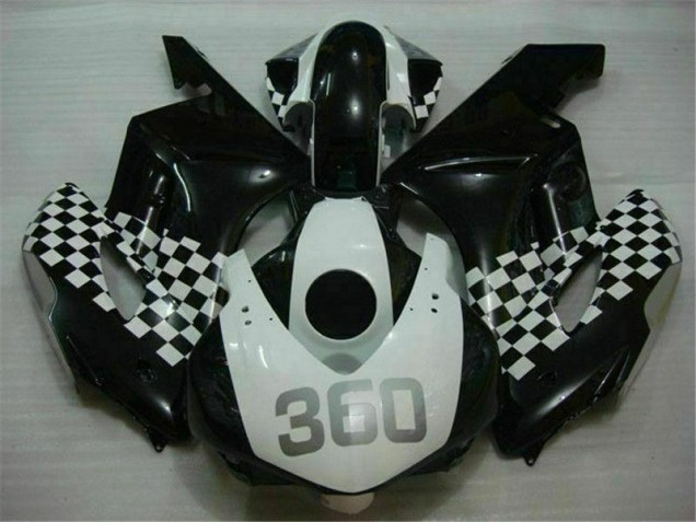 2004-2005 White Black Honda CBR1000RR Fairings Bodywork