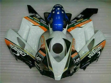 2004-2005 White Blue Honda CBR1000RR Fairings