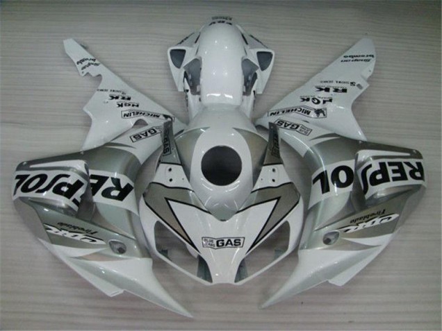2004-2005 White Silver Black Honda CBR1000RR Fairings 2004-2005 White Silver Black Honda CBR1000RR Fairings