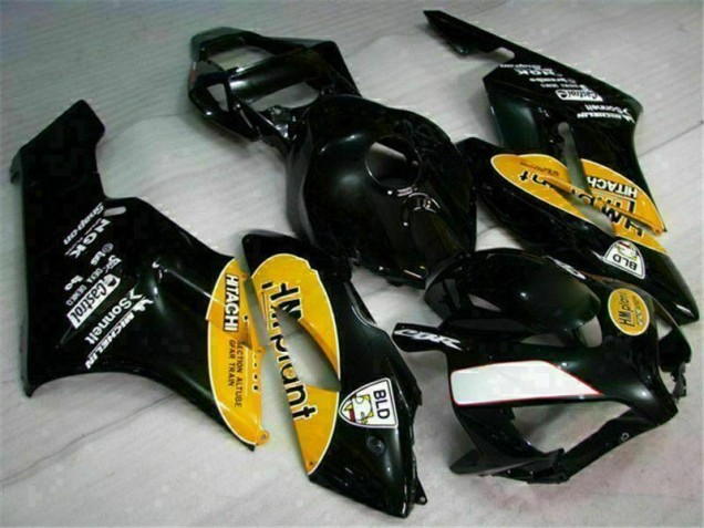 2004-2005 Yellow Black Honda CBR1000RR Fairings 2004-2005 Yellow Black Honda CBR1000RR Fairings