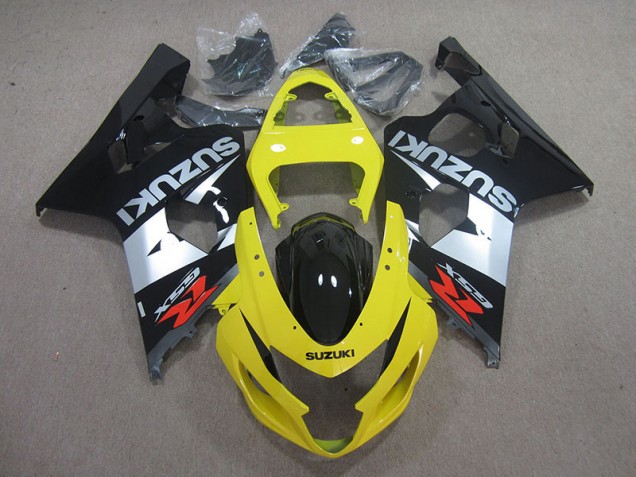 2004-2005 Yelow Black Silver Suzuki GSXR750 Fairings 2004-2005 Yelow Black Silver Suzuki GSXR750 Fairings