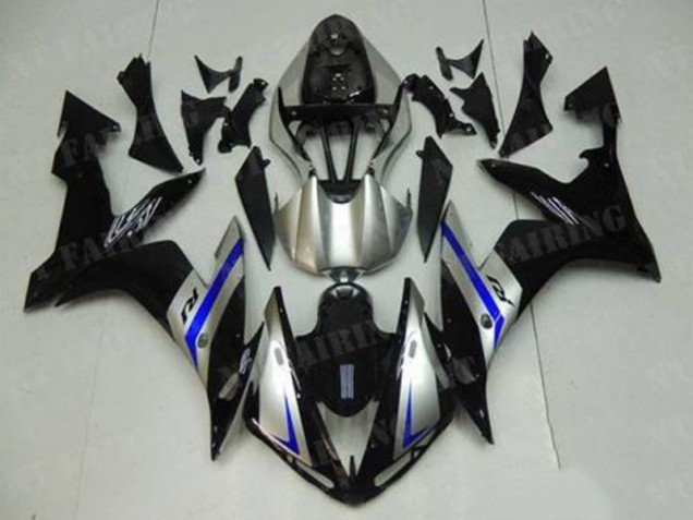 2004-2006 Blue Black Silver Yamaha YZF R1 Fairings 2004-2006 Blue Black Silver Yamaha YZF R1 Fairings