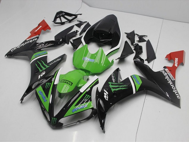 2004-2006 Monster Green Yamaha YZF R1 Fairings 2004-2006 Monster Green Yamaha YZF R1 Fairings