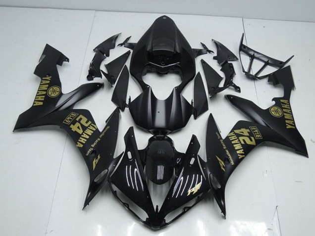 2004-2006 Red Matte Black Gold Yamaha YZF R1 Fairings 2004-2006 Red Matte Black Gold Yamaha YZF R1 Fairings