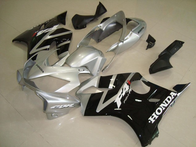 2004-2007 Black Silver Honda CBR600 F4i Fairings & Bodywork 2004-2007 Black Silver Honda CBR600 F4i Fairings & Bodywork