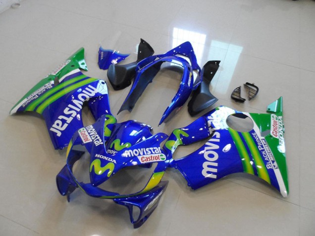 2004-2007 Movistar Honda CBR600 F4i Fairings 2004-2007 Movistar Honda CBR600 F4i Fairings