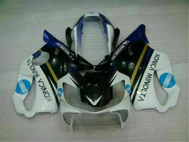 2004-2007 White Black Honda CBR600 F4i Injection Fairings 2004-2007 White Black Honda CBR600 F4i Injection Fairings