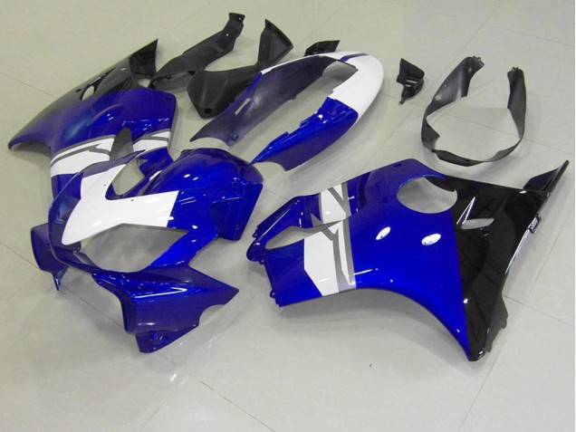 2004-2007 White Blue Black Honda CBR600 F4i Fairings 2004-2007 White Blue Black Honda CBR600 F4i Fairings