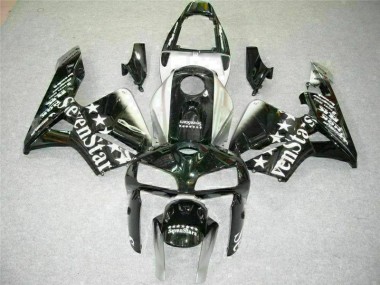 2005-2006 Black Honda CBR600RR Abs Fairing Kit