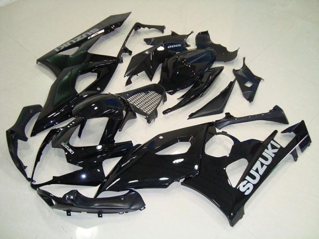 2005-2006 Black Silver Decals Suzuki GSXR 1000 Fairings 2005-2006 Black Silver Decals Suzuki GSXR 1000 Fairings