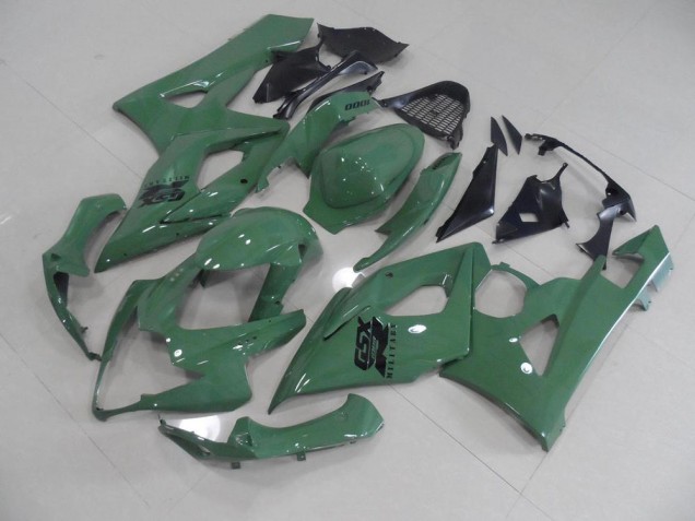 2005-2006 Glossy Army Green Suzuki GSXR 1000 Fairings 2005-2006 Glossy Army Green Suzuki GSXR 1000 Fairings