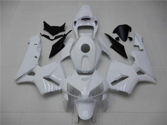 2005-2006 Glossy White Honda CBR600RR Fairings 2005-2006 Glossy White Honda CBR600RR Fairings