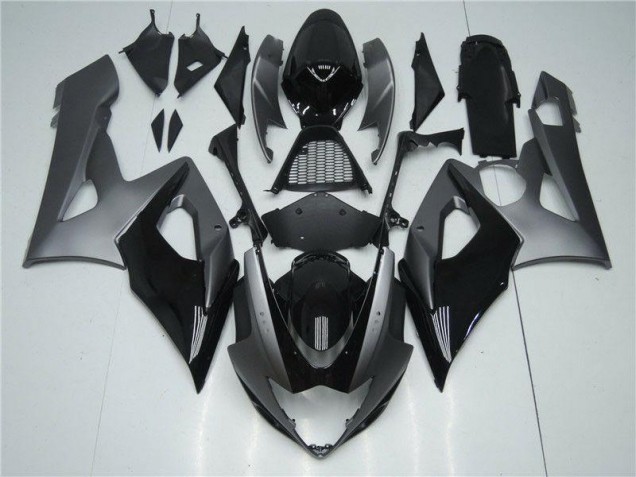 2005-2006 Grey Black Suzuki GSXR 1000 Fairing Kit & Bodywork 2005-2006 Grey Black Suzuki GSXR 1000 Fairing Kit & Bodywork