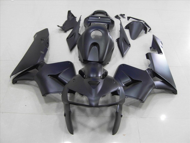 2005-2006 Matte Black Honda CBR600RR Plastics Fairings 2005-2006 Matte Black Honda CBR600RR Plastics Fairings