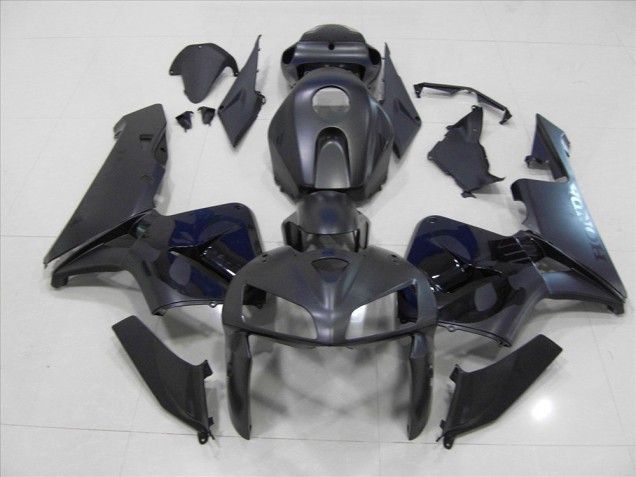 2005-2006 Matte Black Skull Honda CBR600RR Fairings 2005-2006 Matte Black Skull Honda CBR600RR Fairings