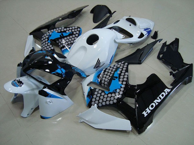 2005-2006 Matte Black with Red Sticker Honda CBR600RR Fairings 2005-2006 Matte Black with Red Sticker Honda CBR600RR Fairings