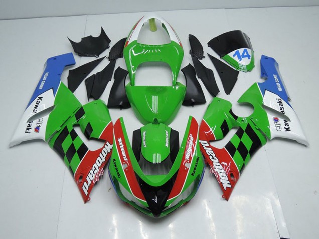 2005-2006 Motocard Kawasaki Ninja ZX6R Fairings 2005-2006 Motocard Kawasaki Ninja ZX6R Fairings