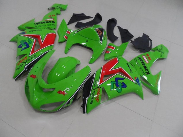 2005-2006 Neos Banca Kawasaki Ninja ZX6R Fairings 2005-2006 Neos Banca Kawasaki Ninja ZX6R Fairings