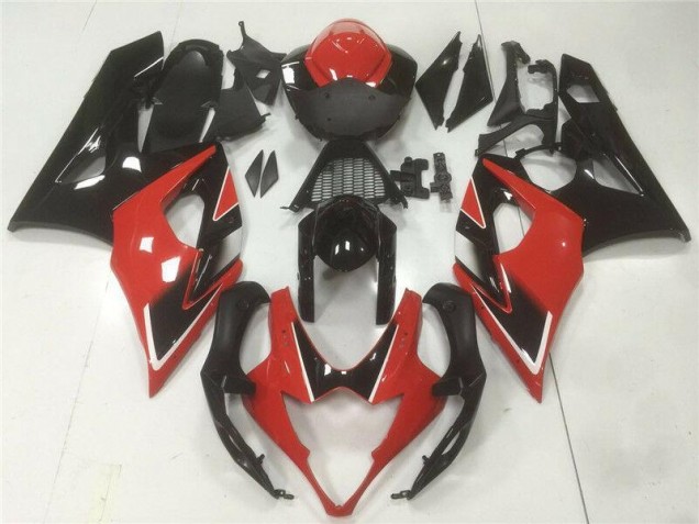 2005-2006 Red Black Suzuki GSXR 1000 Fairing Kit & Bodywork 2005-2006 Red Black Suzuki GSXR 1000 Fairing Kit & Bodywork