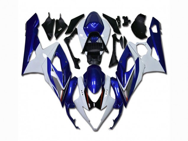 2005-2006 White Blue Suzuki GSXR 1000 Fairings 2005-2006 White Blue Suzuki GSXR 1000 Fairings