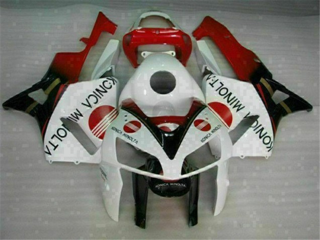 2005-2006 White Honda CBR600RR Plastic Full Fairing Kits 2005-2006 White Honda CBR600RR Plastic Full Fairing Kits