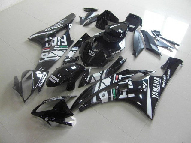 2006-2007 Black Fiat Yamaha YZF R6 Fairings 2006-2007 Black Fiat Yamaha YZF R6 Fairings