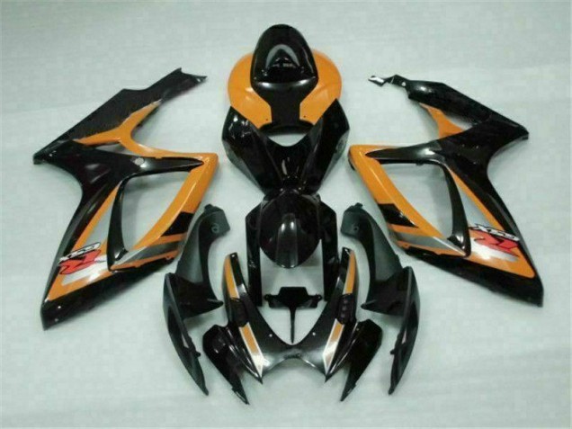 2006-2007 Black Orange Suzuki GSXR 600/750 Fairings 2006-2007 Black Orange Suzuki GSXR 600/750 Fairings