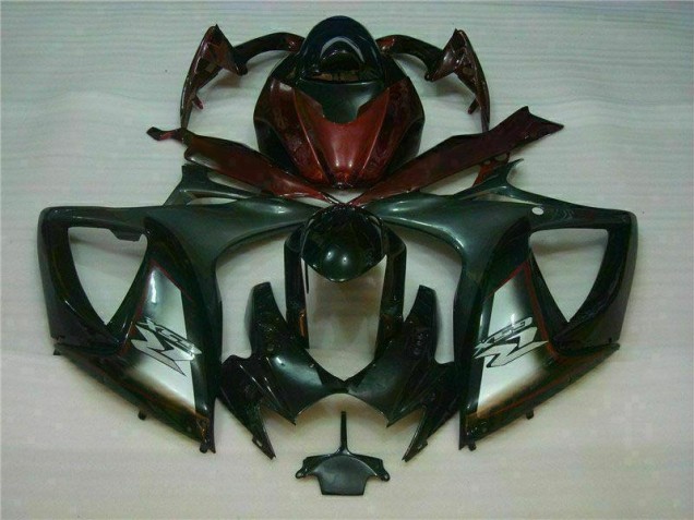 2006-2007 Black Red Suzuki GSXR 600/750 Fairings & Bodywork 2006-2007 Black Red Suzuki GSXR 600/750 Fairings & Bodywork